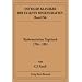Mathematisches Tagebuch 1796-1814