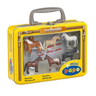 Childrens Toyshop  Third Party New : Le Toy Van Mini Horse Set in Tin