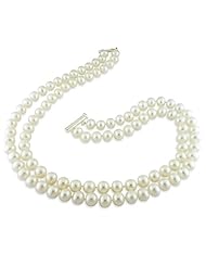 Sterling-Silver 9-10 MM White Freshwater Cultured Pearl Strand, 17"