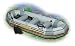 2009 Intex Mariner 4 Boat Set w/Oars & Pump 4 Person - 880 lbs Payload