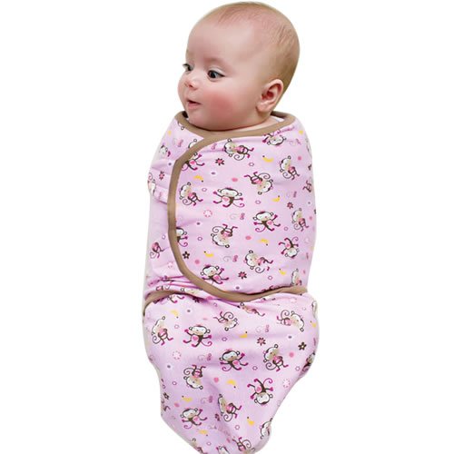 スワドル　ミー　Swaddle　Me　ジャングルハニー（S）　NI-4215　赤ちゃんぐっすり　おくるみ