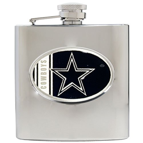 Dallas Cowboys NFL 6oz Stainless Steel Hip Flask