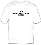 Cure Nasopharyngeal Cancer T-shirt Large White