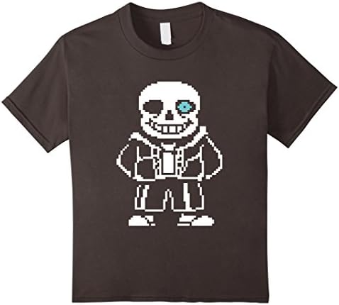 Kids Funny Sa-ns T-shirt Under- tale 10 Asphalt