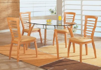 138DT-408DC Dining Set (5 Pieces) Edison Dining Sets