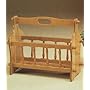 Traditional Southwest Style Oak Finish Wood Magazine Rack