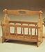 Traditional Southwest Style Oak Finish Wood Magazine Rack