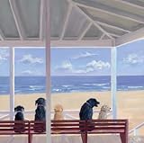 Dogs Eyeview Art Poster Print