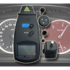 DIGITALER OPTISCHER DREHZAHLMESSER LASER TACHOMETER DZ1