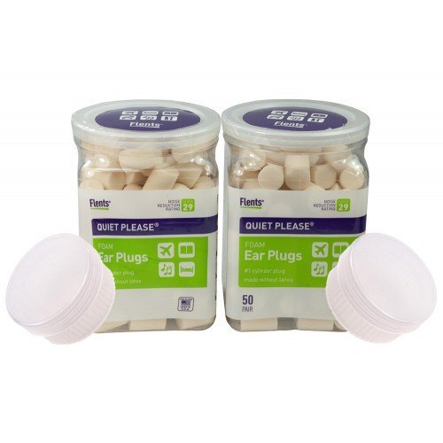 2 pack flents quiet! please noise reducing ear plugs with 2 plast…