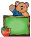 CARSON DELLOSA DJ-651026 CHALKBOARD BEAR NOTEPADS - NOVEL NO