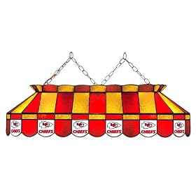 Imperial Kansas City Chiefs Licensed 40-Inch Rectangular Stained Glass Billiard Table...