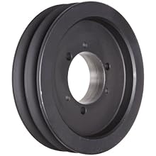 Martin Conventional QD Sheave, A/B Belt Section, 2 Grooves, Class 30 Gray Cast Iron
