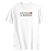 T-Shirt White Elegant Flag 