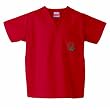 Ohio State Buckeyes NCAA Classic Scrub 1 Pocket Top Leaf Logo (Red)