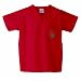 Ohio State Buckeyes NCAA Classic Scrub 1 Pocket Top Leaf Logo (Red)