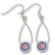 Chicago Cubs French Loop Earrings