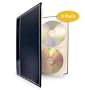 American Covers 11307 Black Vinyl Cd & DVD Storage Binder / Organizer - 3 Pack