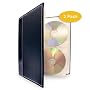 American Covers 11307 Black Vinyl Cd & DVD Storage Binder / Organizer - 3 Pack