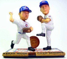 CHICAGO CUBS MADDUX & WOOD BOBBLE MATES