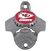 KANSAS CITY CHIEFS MOUNTABLE STEEL BOTTLE OPENER