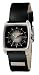 Kahuna Stainless Steel Ladies Black Analogue Dial & Black Leather Strap Watch