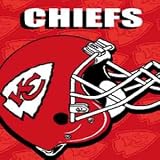 Kansas City Chiefs Plush Raschel Throw Blanket