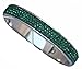 Sophistikitty Hinged Bangle: with 4 Rows of Beautiful Sparkly Crystal Rhinestones- 10mm in Width