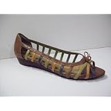 Etienne Aigner 'Barrington' Leather Cutout Skimmer (10M Walnut Co) by Etienne Aigner