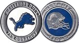 NFL Detroit Lions Challenge Coin Poker Card Cover