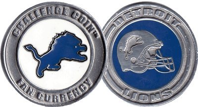 NFL Detroit Lions Challenge Coin Poker Card Cover