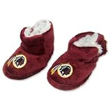 WASHINGTON REDSKINS OFFICIAL BABY BOOTIES SZ MEDIUM (3-6 MOS)