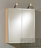 Badspiegel Spiegelschrank Buche
