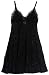Arianne Women's Kendra Chemise 32",Black,Large