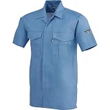 ジーベック XEBEC/半袖シャツ/シャリコットサワー 半袖シャツ カラー：40_ブルー サイズ：6L 品番：6252