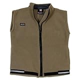 IMAGE OF Recycled Fleece Vest - Brown
