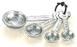 Ganz Set of 4 Rooster Measuring Spoons - Measuring Spoons - Decorative Measuring Spoons
