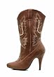 4 Inch Heel Ankle Cowgirl Boot With Stiletto Heel