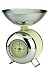 Typhoon Capsule Gloss Cream Kitchen Scale with Steel Body and Stainless Steel Trim and Bowl