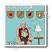 Londons Times Funny Food Coffee other Digestibles - Bill Felkman Vegetarian Safari Hunter - Iron on Heat Transfers