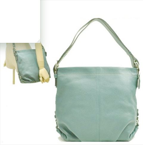 Coach Leather Convertible Duffle Zippered Hobo