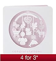 Baby Girl Mobile Card