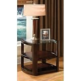 5th Avenue Point End Table in Cherry