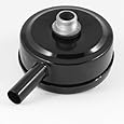 uxcell 1/2"PT Thread Air Compressor Inlet Filter Silencer Black