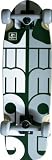 Globe Comp2 Complete Skateboard (Dark Green, 27.5-Inch)