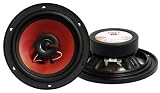 6.5'' 200 Watt Electroplated Red Cone Two-Way Speakers
