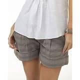 BCBGMAXAZRIA Linen Plaid Sandy Short-Shorts at BCBG MAX AZRIA