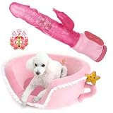 Rotating Pearl Pleasure Beads Rabbit Vibrator & Afternoon Tea Pet Bed & Original Artwork Chinese Love Spell Symbol Pocket Card Gift Set ~ Pleasure Dome