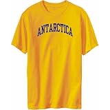 Antarctica - Simple Yellow T-Shirt Mens