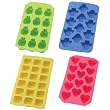 HIC Brands that Cook Assorted Flexible Non Stick Ice Cube Trays - Set of 4